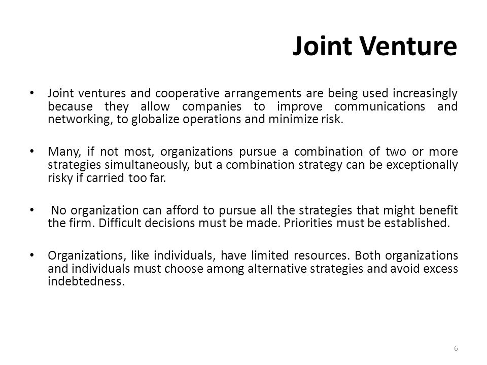 joint venture business plan ppts
